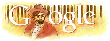 Doodle de Google dedicado a Isaac Albéniz