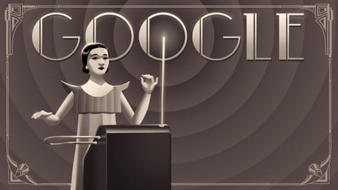 Doodle de Google sobre Clara Rockmore: el theremín