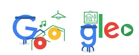 Doodle de Google sobre Hip hop: platos de DJ