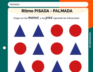 Actividad Ritmo Pisada Palmada