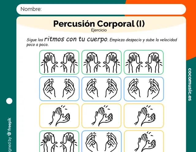 Percusión Corporal Ejercicio