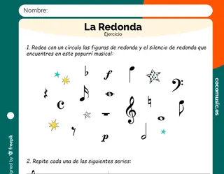 Ejercicio La Redonda para imprimir