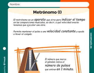 Ficha Metrónomo niños