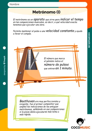 Ficha Metrónomo niños