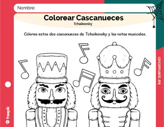 P BASICO - 3 4 5 6 - Colorea Cascanueces