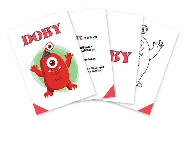 Doby y el DO agudo: ficha de música de Infantil con cuento y dibujo para colorear