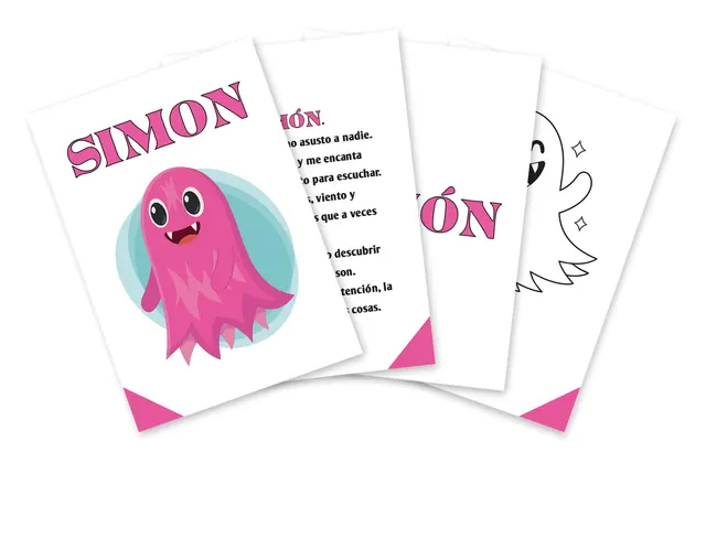 Simón y la nota SI: ficha de música de Infantil con cuento y dibujo para colorear