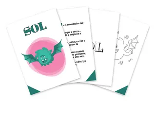 Sol y la nota SOL: ficha de música de Infantil con cuento y dibujo para colorear